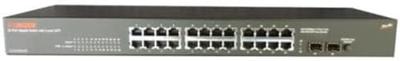 Switch 48,3 cm Longshine 24 x GE GS9126 2x mini-GBIC