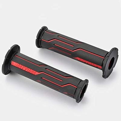 DAYTONA handvat "d-line" rubber grip d-lin sw/rt 125 open