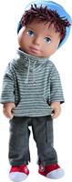 Haba speelpop Matti junior 32 cm PVC grijs/blauw 5-delig - thumbnail