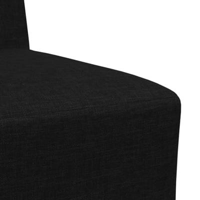 Fauteuil 55 cm stof zwart Fauteuil 55 cm stof zwart