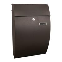 Basic wandbrievenbus Geronan - mat zwart - thumbnail