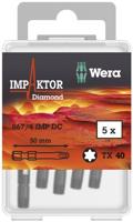 Wera 05057667001 Torx-bit T 40 F 6.3 5 stuk(s) - thumbnail
