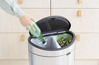 Brabantia – 100680 -Touch Bin New Recycle 10 + 23 litres, Acier Mat - thumbnail