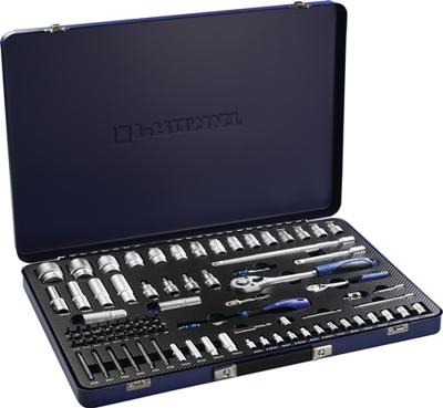 Promat/Tecwerk Dopsleutelset | 91-delig 1/4 + 1/2 inch | sleutelwijdtes 4-32 mm | aantal tanden 20/36 6-Kant - 4000821192