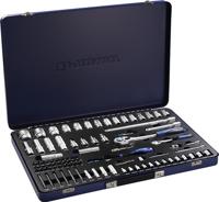 Promat/Tecwerk Dopsleutelset | 91-delig 1/4 + 1/2 inch | sleutelwijdtes 4-32 mm | aantal tanden 20/36 6-Kant - 4000821192 - thumbnail