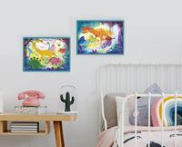 Clementoni puzzel grappige dino&apos;s, 2x20st. - thumbnail