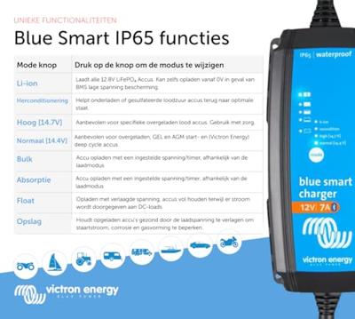 Victron Energy Blue Smart IP65 12/7 Loodaccu-lader 12 V Laadstroom (max.) 7 A
