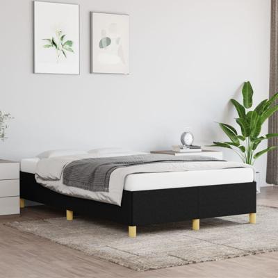 Bedframe zonder matras 120x200 cm stof zwart