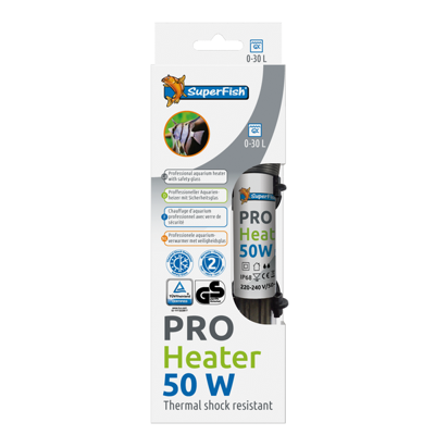 Aquarium verwarming Pro heater 100w 20-60l (21cm) Superfish - Superfish