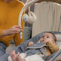 Baby wipstoel Ingenuity Happy Belly Grijs - thumbnail