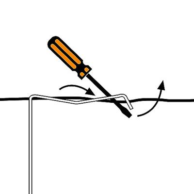 Gallagher Gallagher Geïsoleerde Line Post Dropper 0,95m (10) - 717135 717135