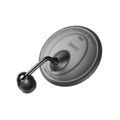 Busch & Muller Bumm spiegel groot 80mm rond bev. in/op stuur gebogen 903/3