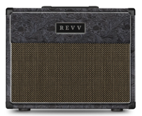 Revv 1x12" Cabinet 90-watt, Extension Cabinet Black Western/Salt &apos;n Pepper - thumbnail