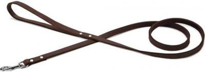 Hondenriem van leer 130cm x 12mm bruin