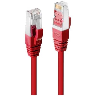 LINDY 45620 RJ45 Netwerkkabel, patchkabel CAT 6 S/FTP 0.30 m Rood Vergulde steekcontacten 1 stuk(s)