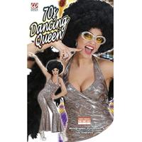Disco queen holografisch kostuum - thumbnail