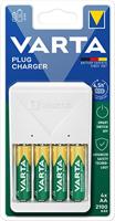 Varta Stekker Oplader 4x AA 2100 mAh - 57657101451 - thumbnail