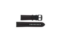 Horlogeband Tissot T1166173605109 / T600041551 Leder Zwart 22mm - thumbnail