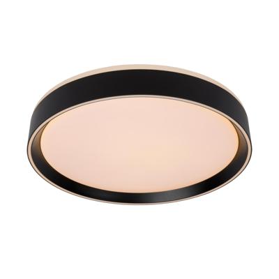 Lucide NURIA - Plafonnière - Ø 30 cm - LED 3 StepDim - 1x18W 2700K - Zwart