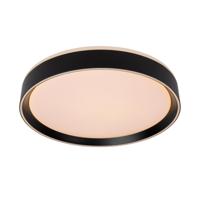 Lucide NURIA - Plafonnière - Ø 30 cm - LED 3 StepDim - 1x18W 2700K - Zwart - thumbnail