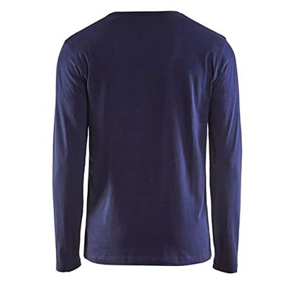 Blåkläder T-Shirt lange mouw 35001042 | Marineblauw | Maat XL - 7330509596685