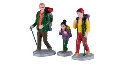 Family trek set of 3 kerstfiguur LEMAX - Lemax