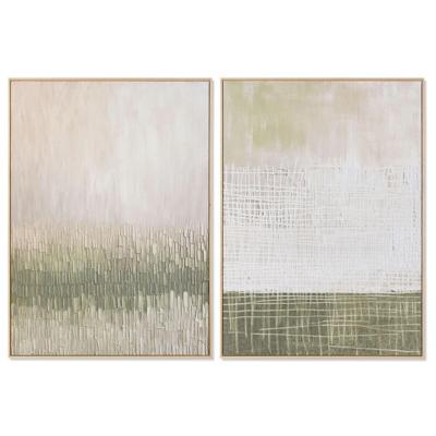 Schilderij Home ESPRIT Modern 103 x 4 x 143 cm (2 Stuks)