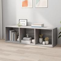 Boekenkast/tv-meubel 36x30x114 cm hout grijs sonoma eiken - thumbnail