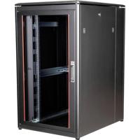 ROLINE 19-inch netwerkkast Pro 26 U, 800x1000 BxD Glazen deur zwart - thumbnail