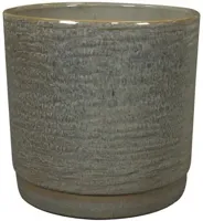 TS Collection bloempot siska keramiek 18x17cm sage - thumbnail