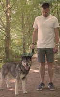 PoopyGo dispenser incl. 15 zakjes lavendelgeur hond - thumbnail
