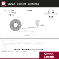 Paulmann SimpLED 78975 LED-strip complete set Met connector (male) 12 V 5 m Daglichtwit 1 stuk(s) - thumbnail