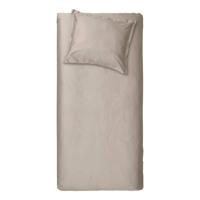 Cinderella dekbedovertrek Uni - taupe - 140x200/220 cm - thumbnail