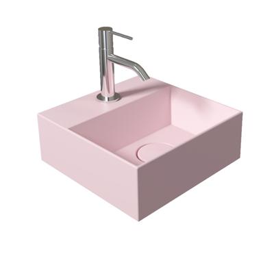 Salenzi Fontein Spy 30x30 cm Mat Roze Salenzi Fontein Spy 30x30 cm Mat Roze