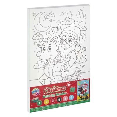 Creative Craft Group Canvas schilderen op nummer kerstmis
