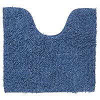 Toiletmat Sealskin Misto Chenille Katoen 60x55 cm Blauw - thumbnail