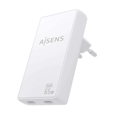 Oplader Aisens ASCH-65W2P077-W Wit 65 W