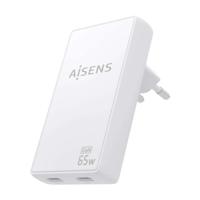 Oplader Aisens ASCH-65W2P077-W Wit 65 W - thumbnail