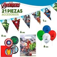 Set feestartikelen The Avengers 66 Onderdelen - thumbnail