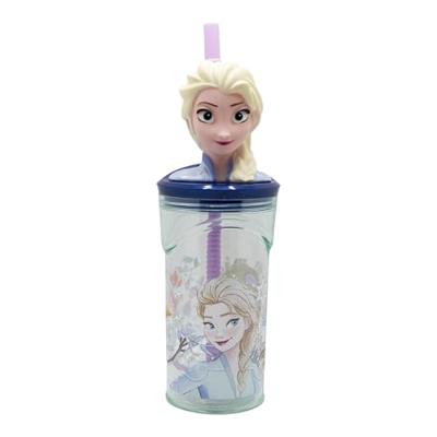 Beker met Rietje Frozen Snowy Tale 360 ml