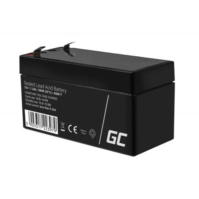 Green Cell AGM17 UPS-accu Sealed Lead Acid (VRLA) 12 V 1,2 Ah - thumbnail