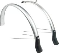 Eurofender Spatbordset snello 28" x 46 mm - zilver - thumbnail