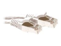 ACT Witte 25 meter LSZH SFTP CAT6A patchkabel snagless met RJ45 connectoren - thumbnail