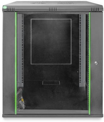 Digitus DN-19 16U-6/6-EC-SW 19inch-wandkast (b x h x d) 600 x 816 x 600 mm 16 HE Zwart, Zwart (mat), Zwart (RAL 9005)