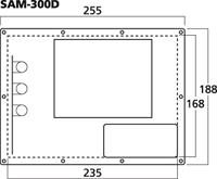 Monacor SAM-300D Inbouwversterkermodule 300 W - thumbnail