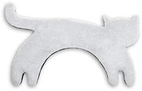 Leschi Verwarmingskussen Minina kat L - grijs - thumbnail