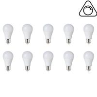 LED Lamp 10 Pack - E27 Fitting - 10W Dimbaar - Natuurlijk Wit 4200K - thumbnail