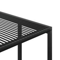 15-delige Tuinset poly rattan zwart - thumbnail