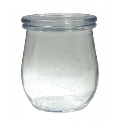 WECK 8T-762 Minitulpenvormig glas 8-delige tray 220 ml met ringen en klemmen