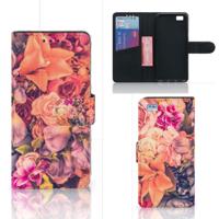 Huawei Ascend P8 Lite Hoesje Bosje Bloemen - thumbnail